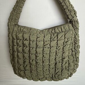 Puffer cross body bag